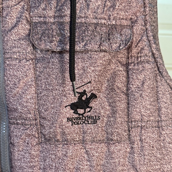 Beverly Hills Polo Club Gray Quilted Vest - Picture 5 of 7